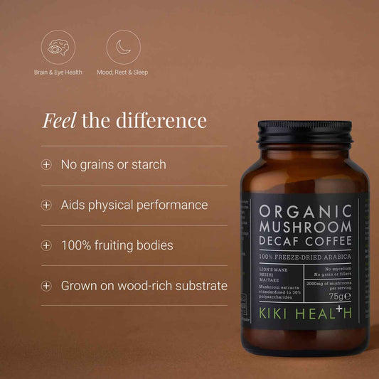 KIKI Health Organic Decaffeinated Mushroom Coffee