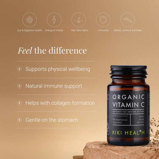 KIKI Health Organic Vitamin C Vegicaps