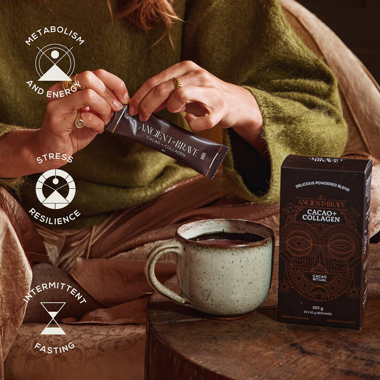 Ancient + Brave Cacao + Collagen