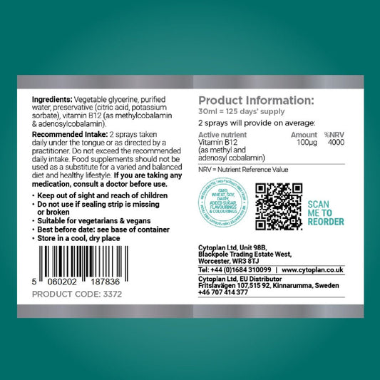 Cytoplan Vitamin B12 spray