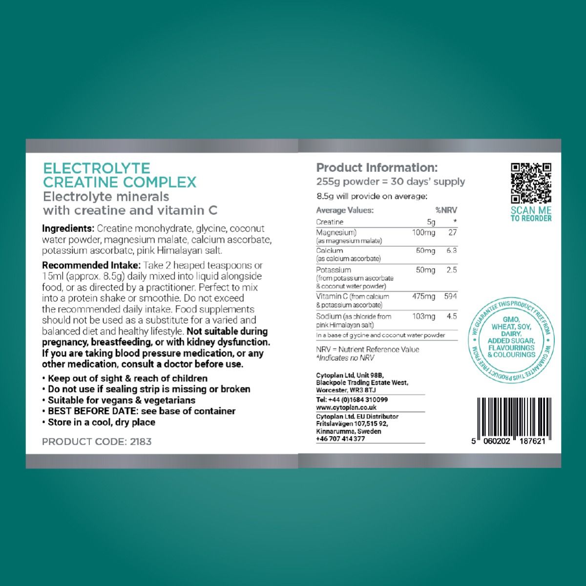 Cytoplan Electrolyte Creatine Complex