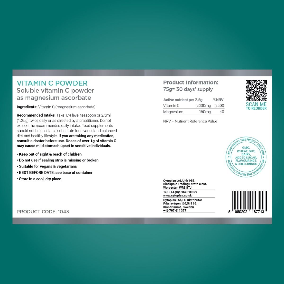 Cytoplan Vitamin C Powder