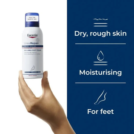 Eucerin UreaRepair 10% Urea Foot Foam