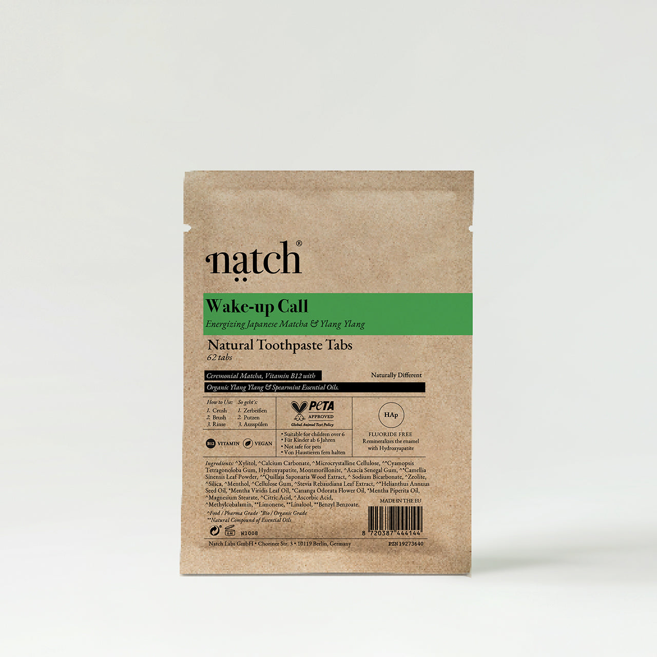 Natch Wake-Up Call Toothpaste Tabs