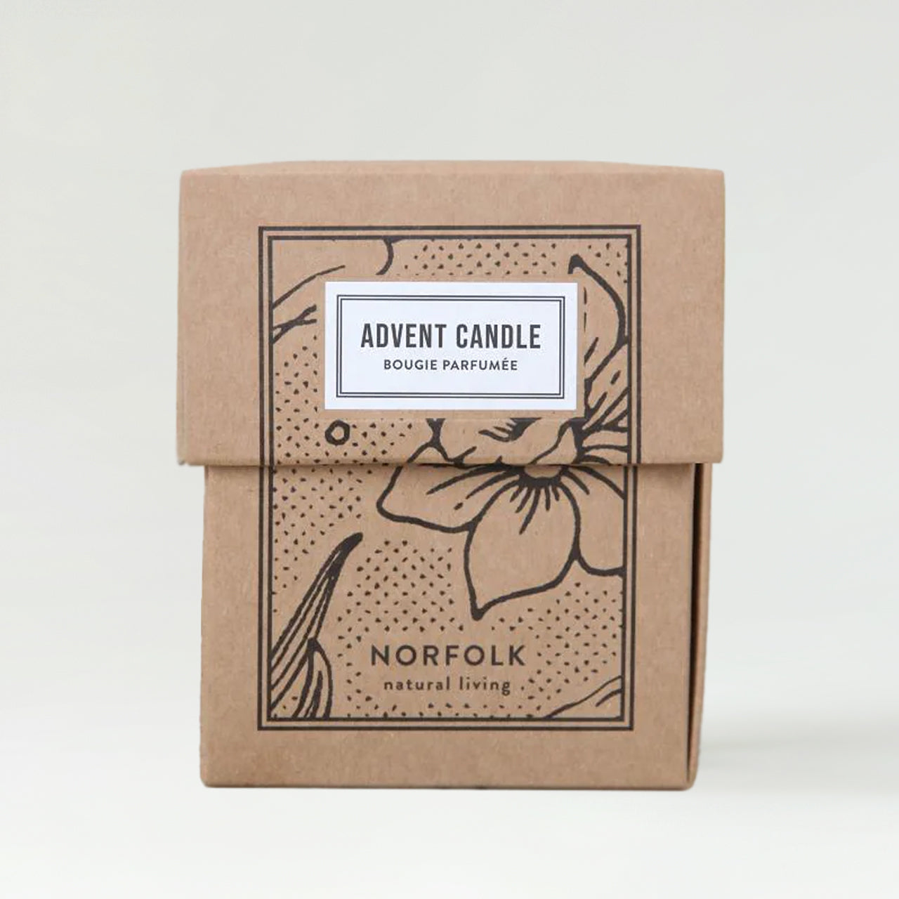 Norfolk Natural Living Advent Christmas Candle
