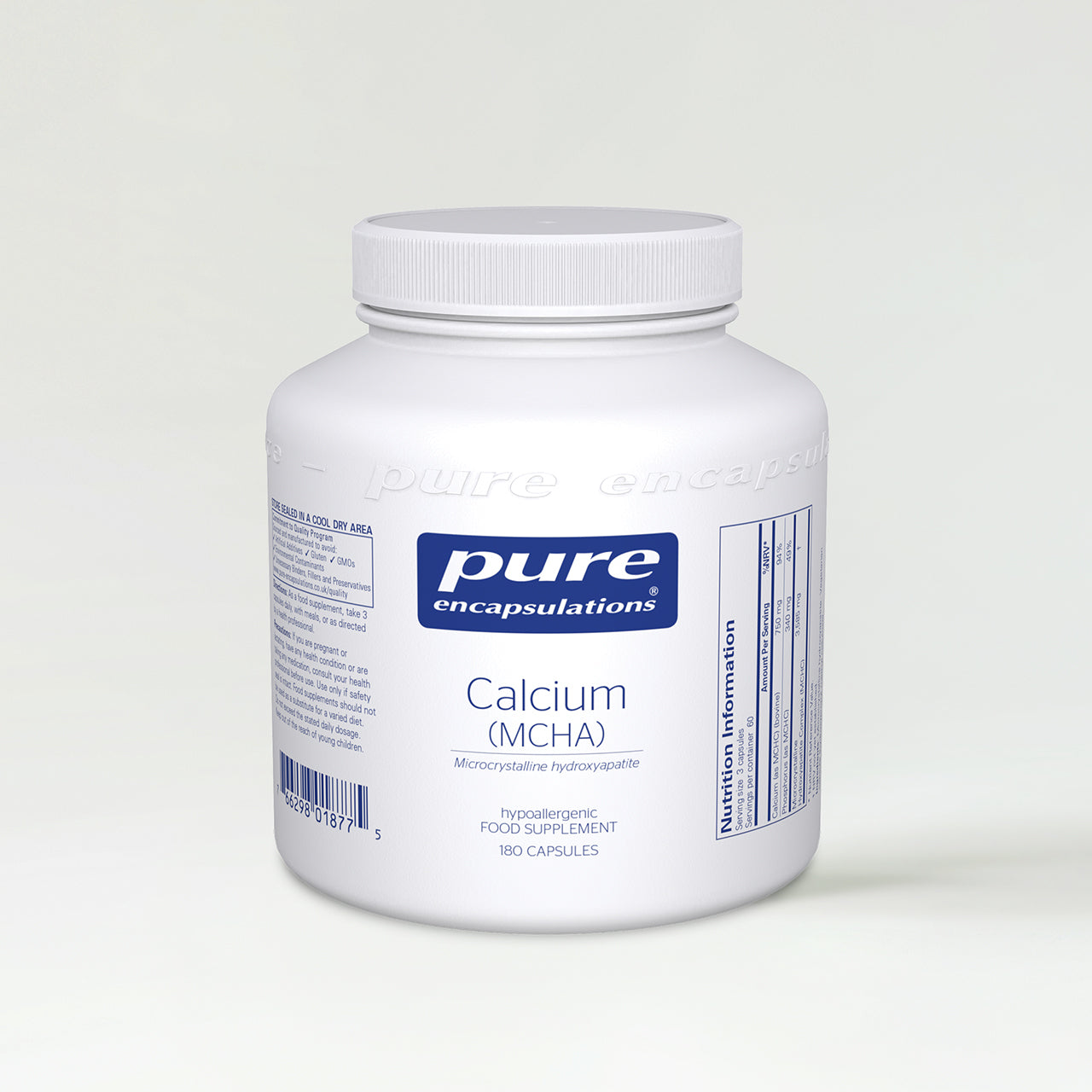 Pure Encapsulations Calcium (MCHA)