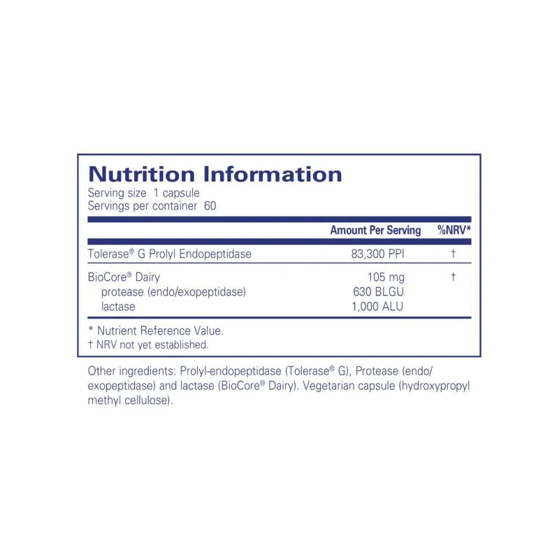 Pure Encapsulations Gluten Dairy Enzymes