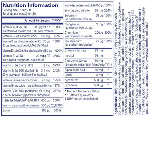 Pure Encapsulations O.N.E Multivitamin