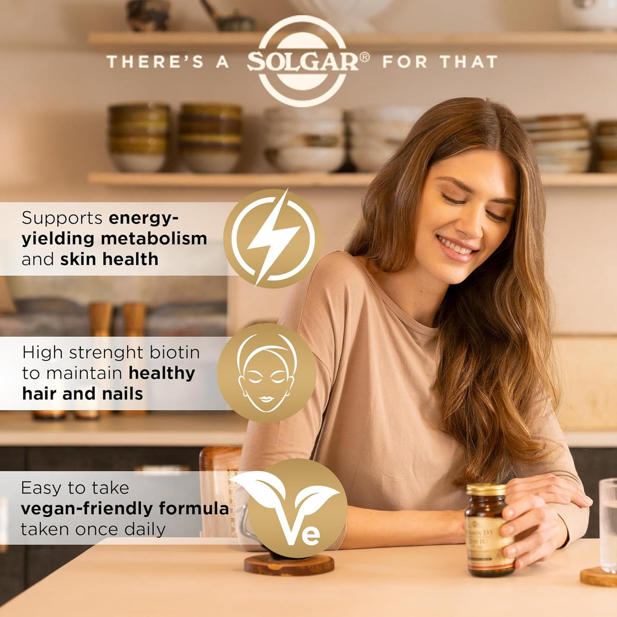Solgar Biotin 5000mcg Vegetable Capsules