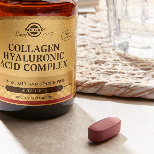 Solgar Collagen Hyaluronic Acid Complex Tablets