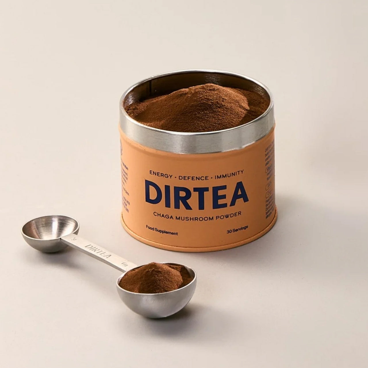 DIRTEA DIRTEA Chaga Mushroom Immunity Powder with Organic B12