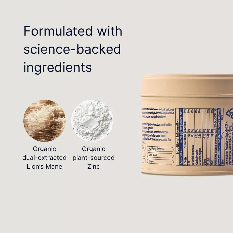 DIRTEA DIRTEA Lion's Mane Mushroom Powder