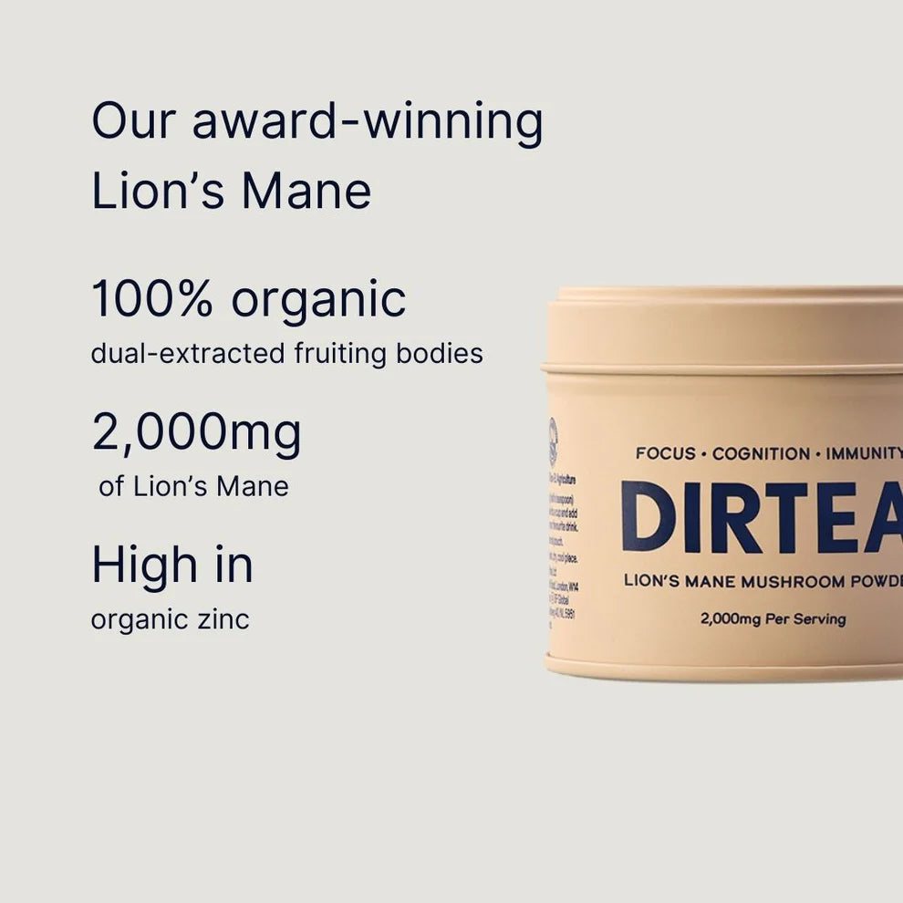 DIRTEA DIRTEA Lion's Mane Mushroom Powder