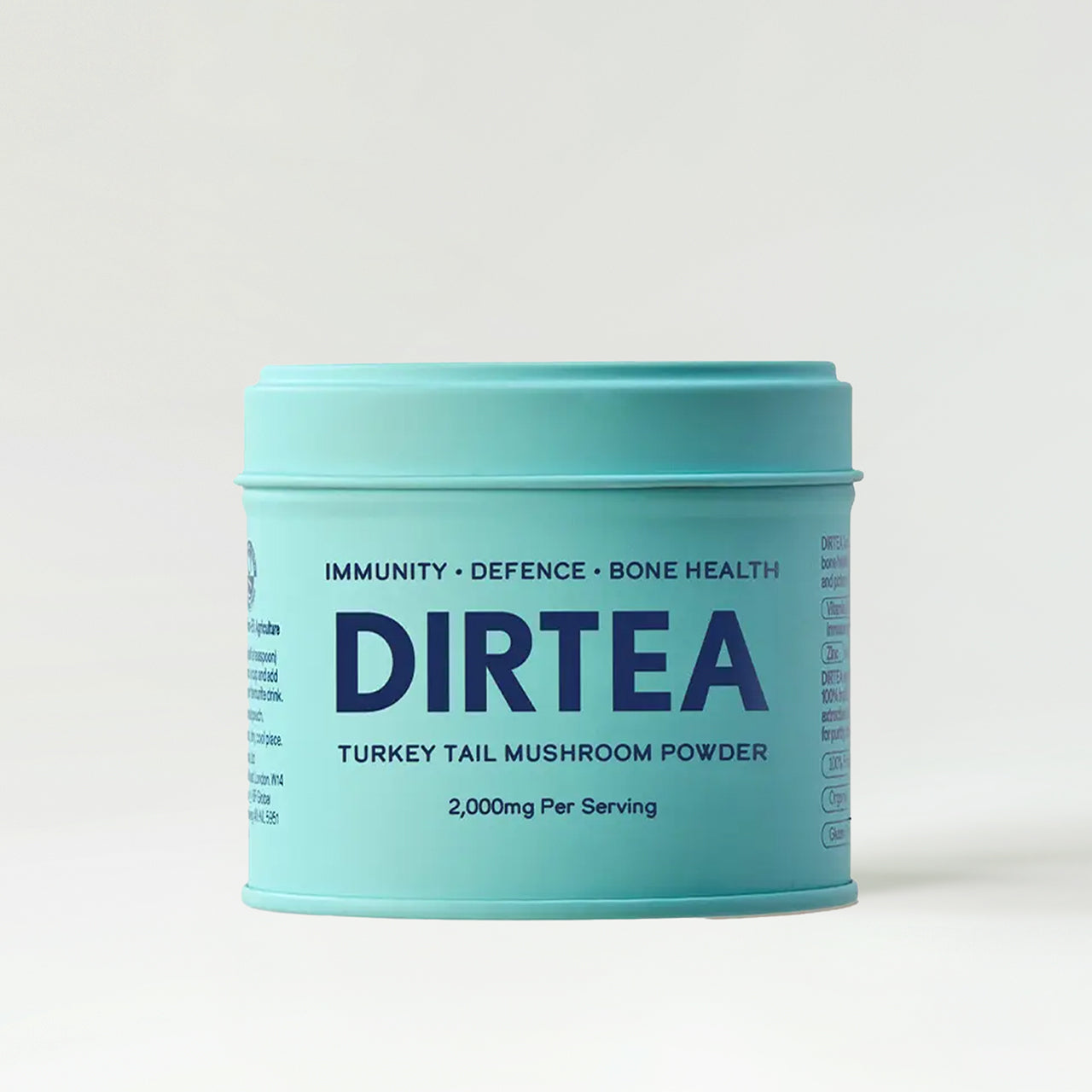 DIRTEA DIRTEA Turkey Tail Mushroom Immunity Powder with Zinc & B12
