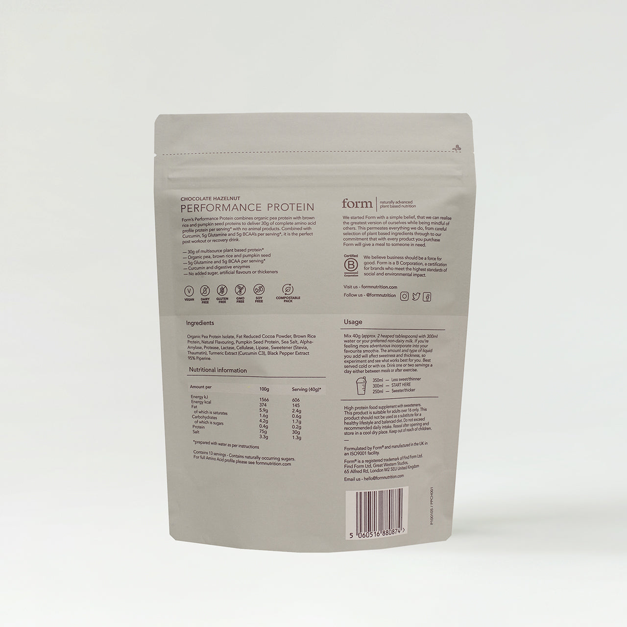 Form Nutrition Form Nutrition Performance Protein