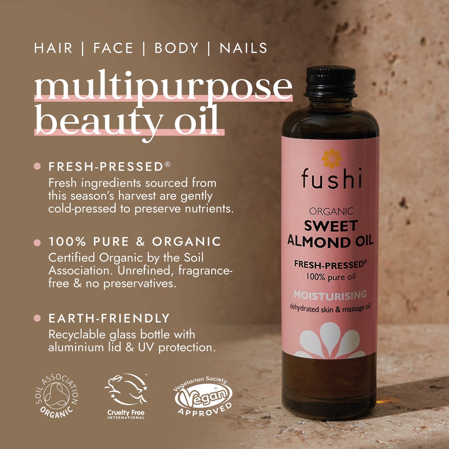 FUSHI Fushi Organic Sweet Almond Oil