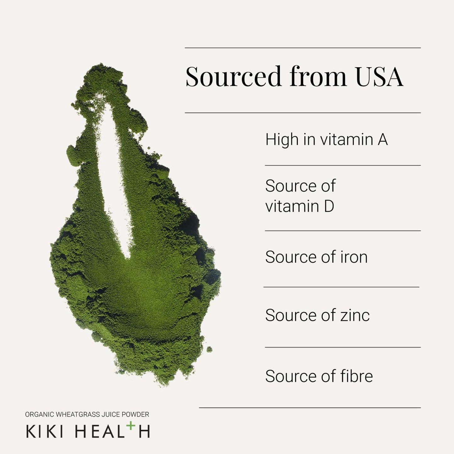 KiKi Health KIKI Health Wheatgrass Juice Powder, Organic