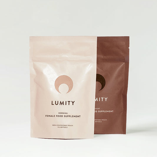 LUMITY Refill Pouch LUMITY Morning & Night Female Supplement