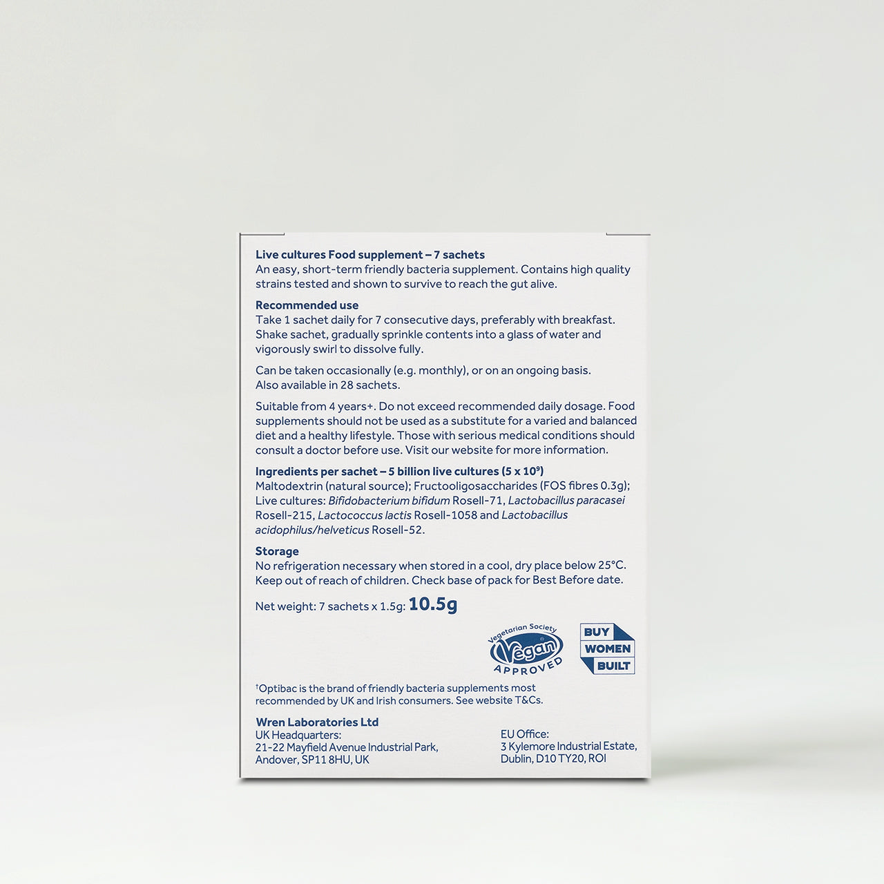 Optibac Optibac One Week Flat