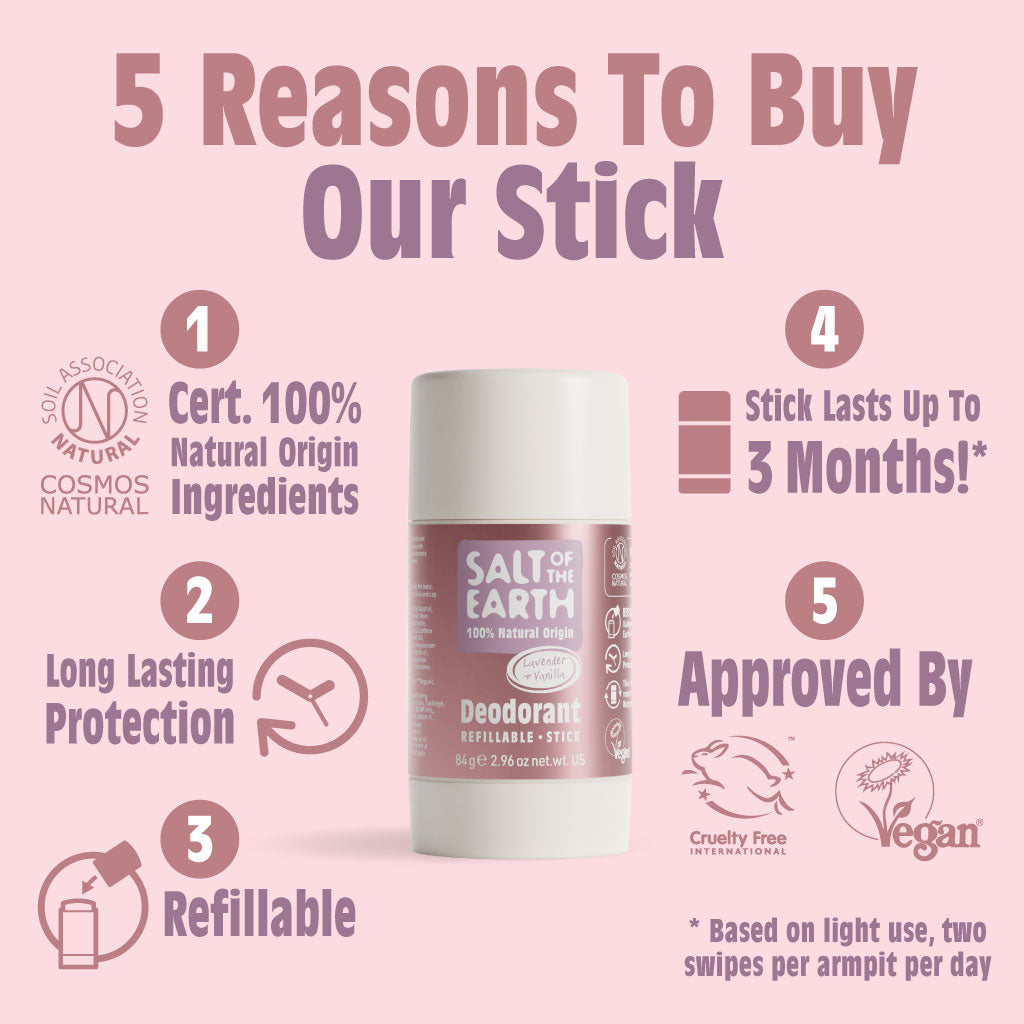 Salt of the Earth Salt of the Earth Lavender & Vanilla Natural Deodorant Stick