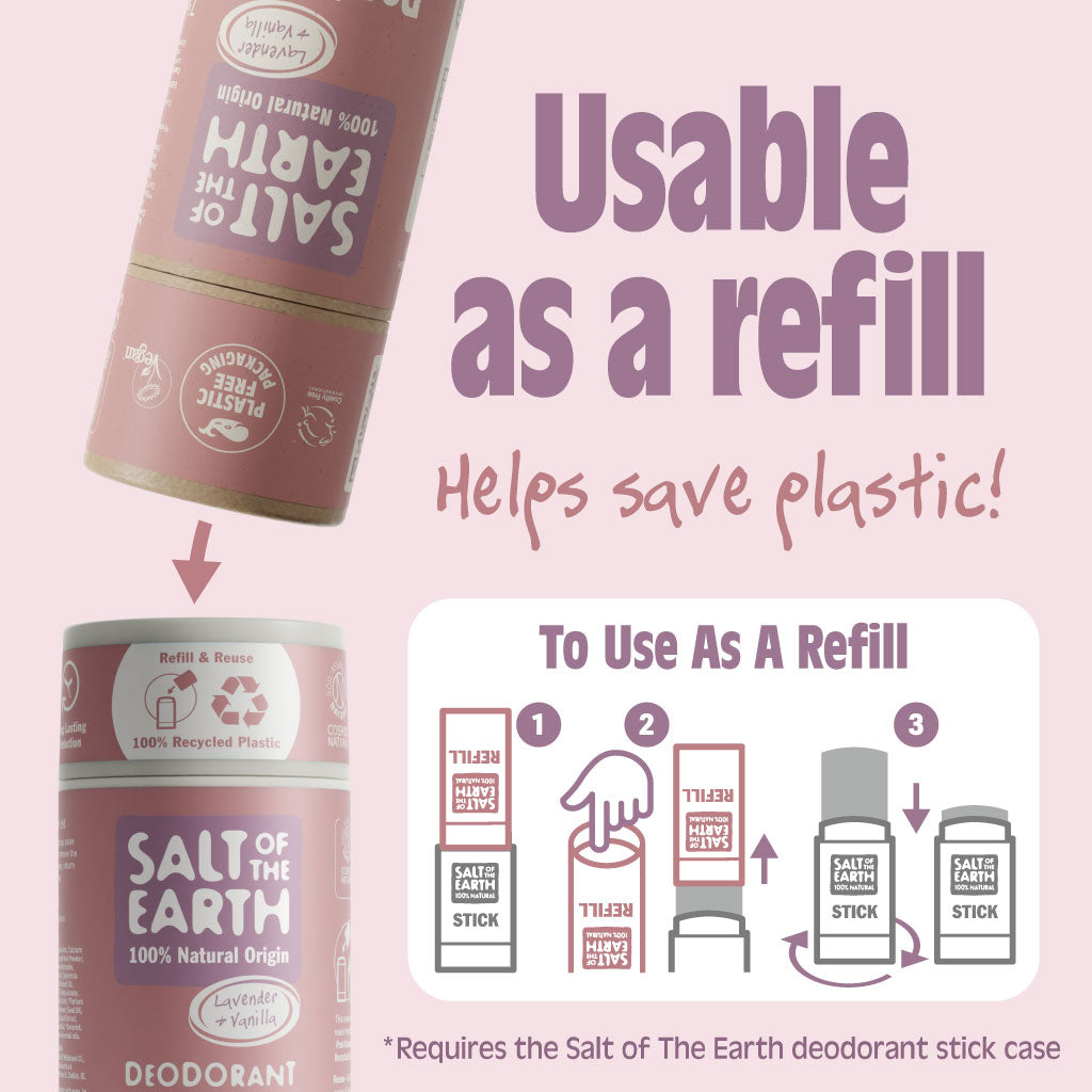 Salt of the Earth Salt of the Earth Lavender & Vanilla Natural Deodorant Stick Refill