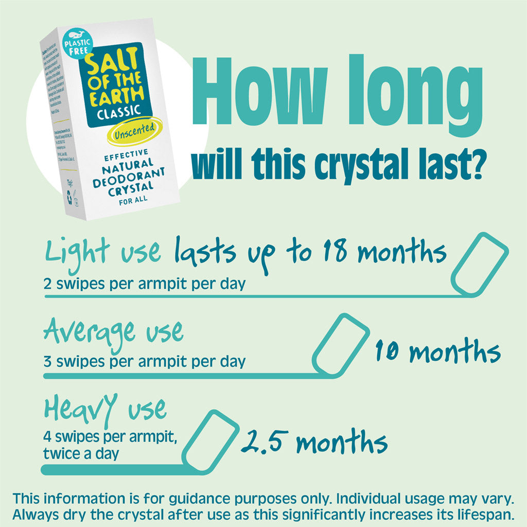 Salt of the Earth Salt of the Earth Plastic Free Crystal Deodorant