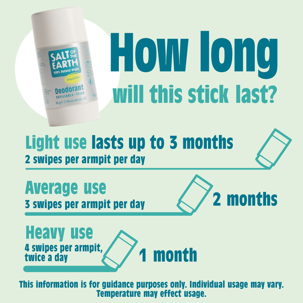 Salt of the Earth Salt of the Earth Unscented Natural Deodorant Stick