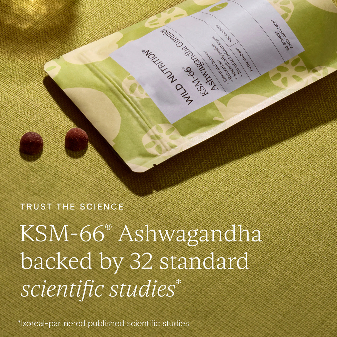 W-Wellness Wild Nutrition KSM-66 Ashwagandha Gummies