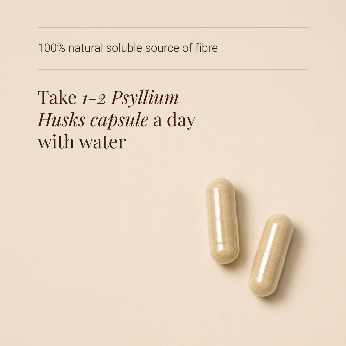 KIKI Health Organic Psyllium Husks Vegicaps