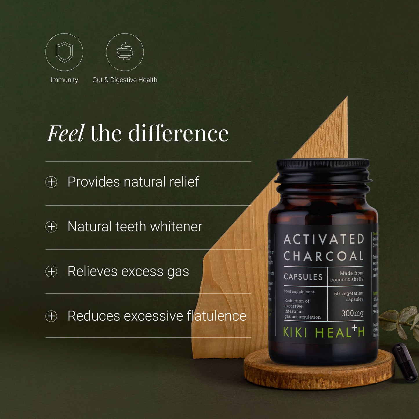 KIKI Health Activated Charcoal Capsules
