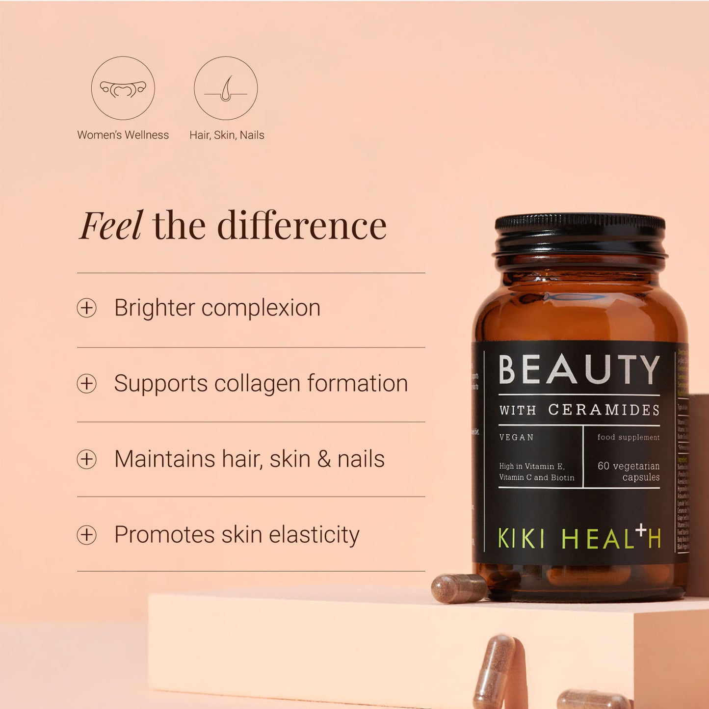 KIKI Health Beauty with Ceramides Vegicaps