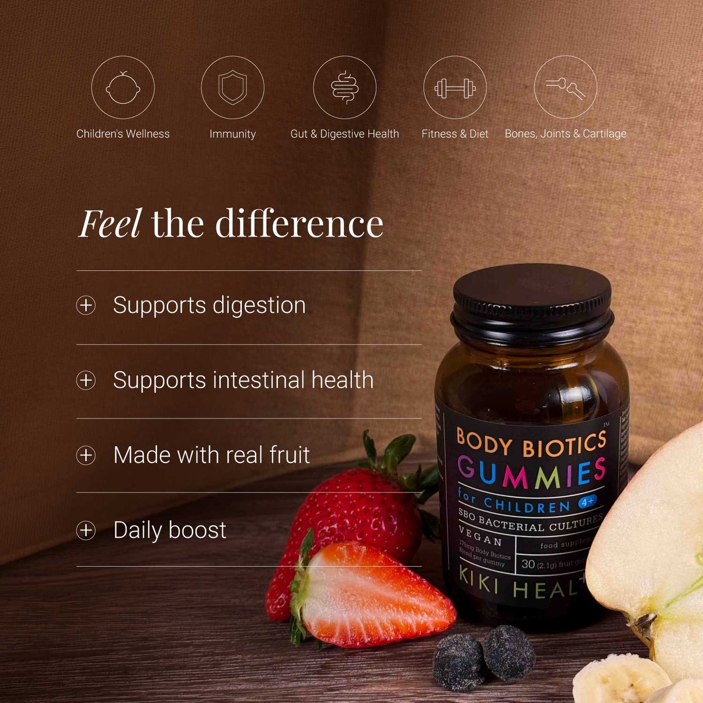 KIKI Health Body Biotics Gummies For Children