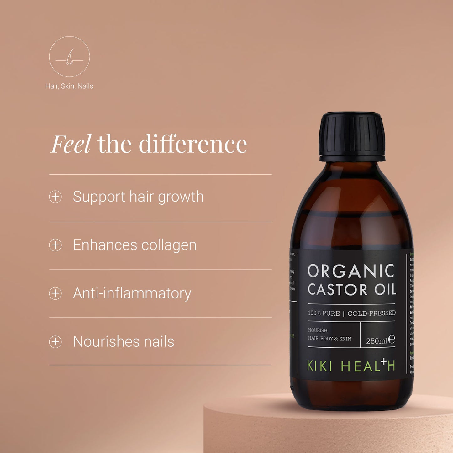 KIKI Health Organic Castor Oil