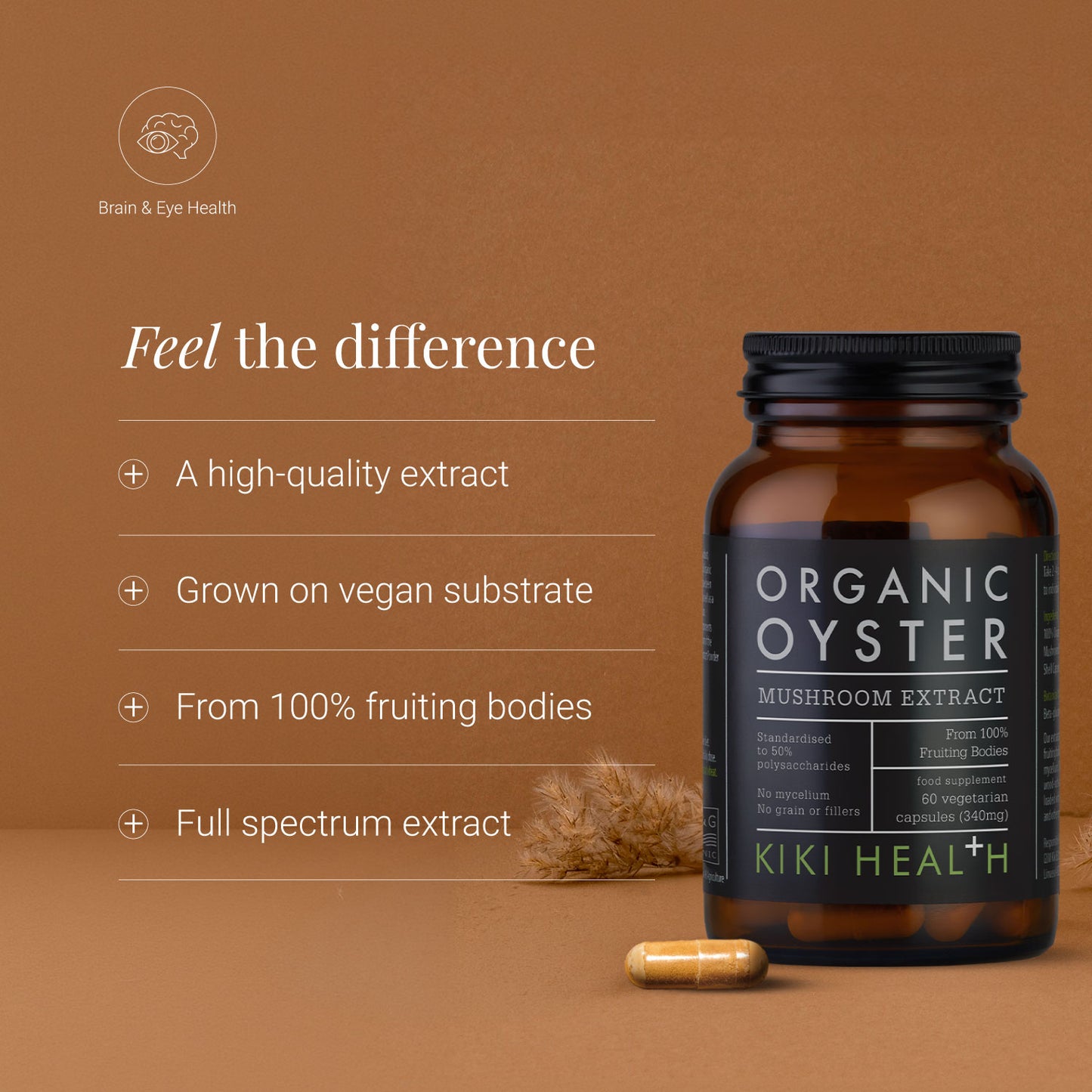 KIKI Health Organic Oyster Vegicaps