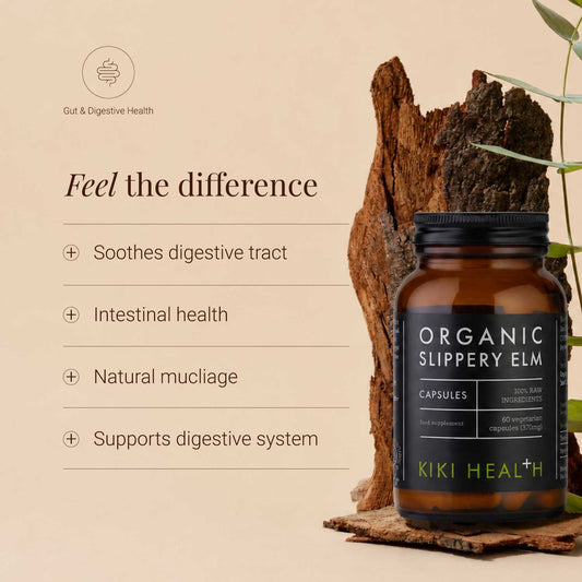 KIKI Health Organic Slippery Elm Vegicaps