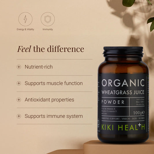 KIKI Health Organic Wheatgrass Juice Powder