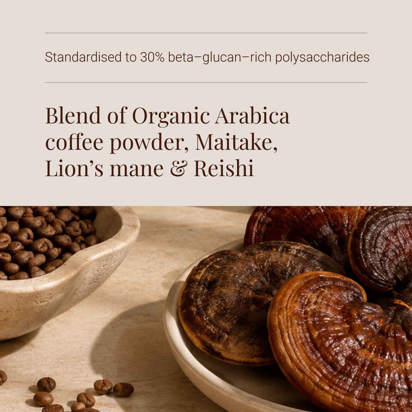 KIKI Health Organic Decaffeinated Mushroom Coffee