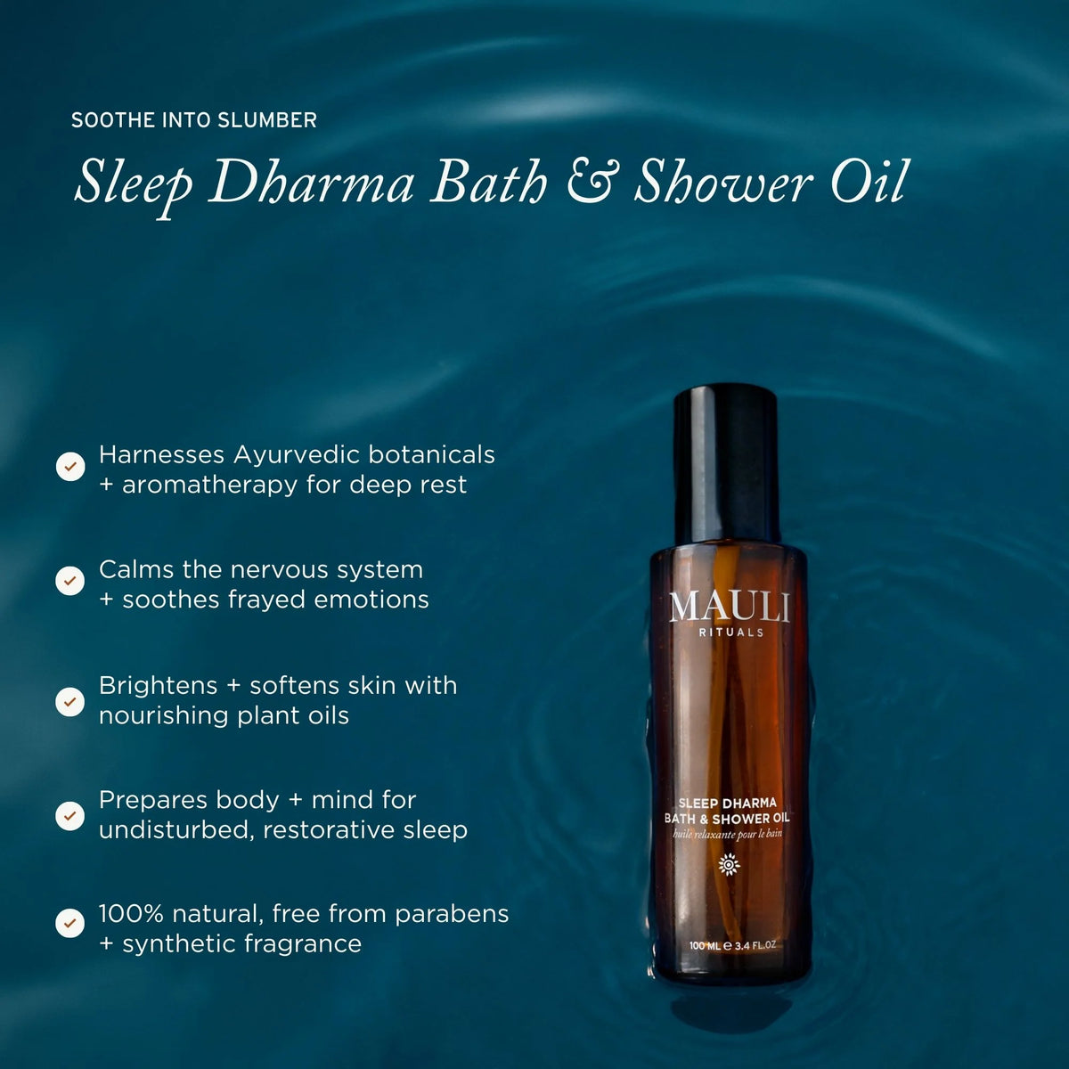 Mauli Rituals Sleep Dharma Bath & Shower Oil