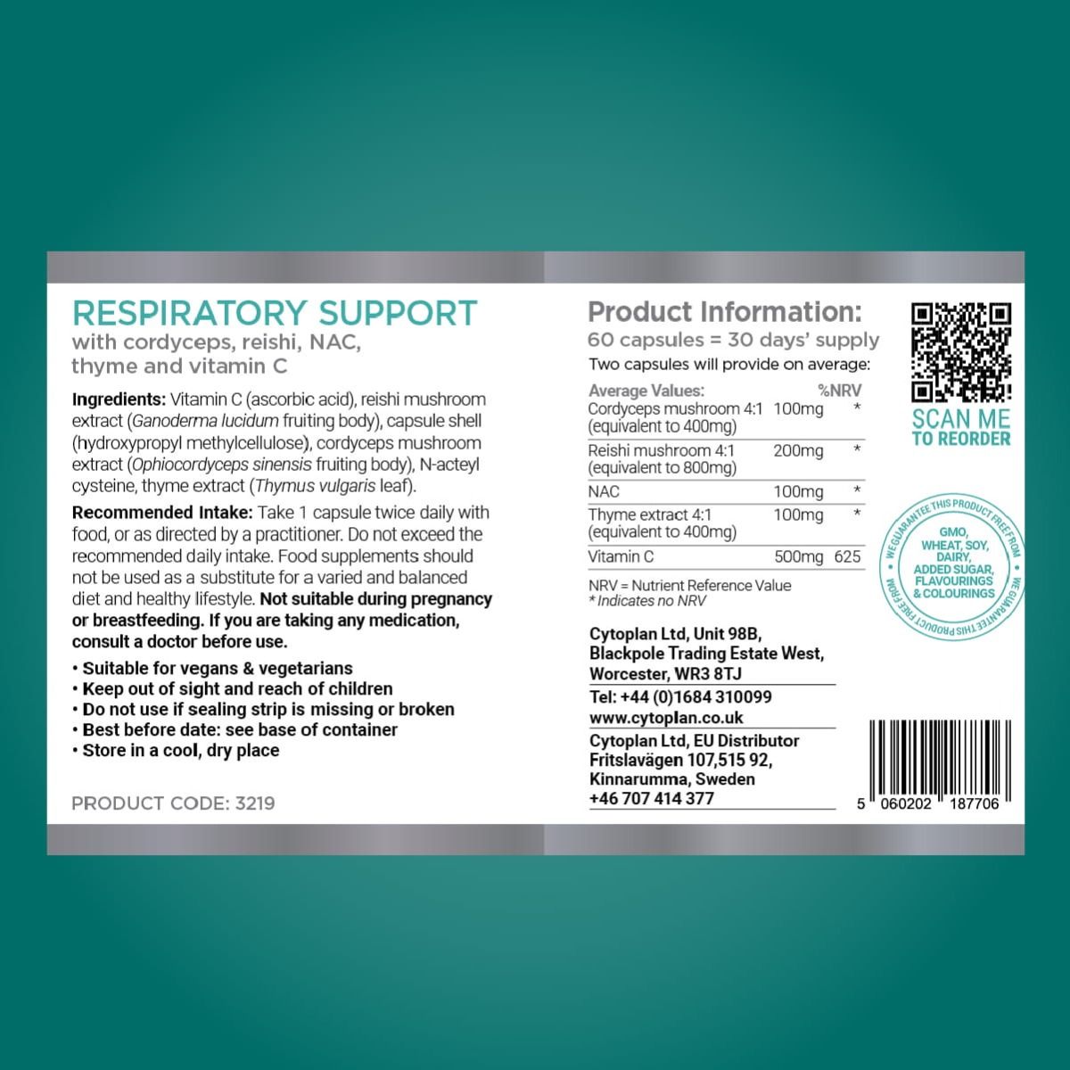 Cytoplan Respiratory Support