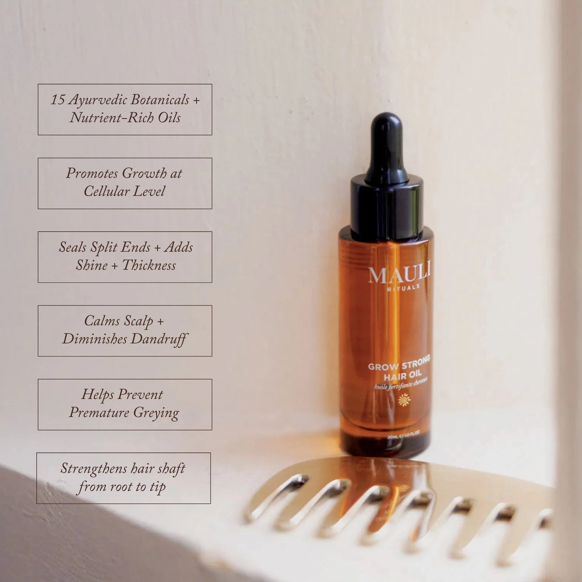 Mauli Rituals Grow Strong Hair Oil