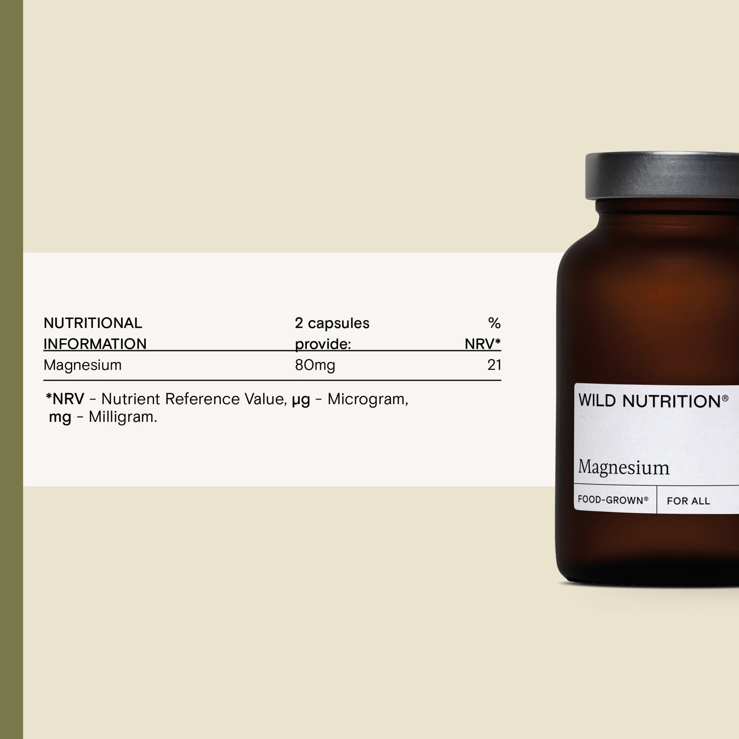 Wild Nutrition Food-Grown® Magnesium