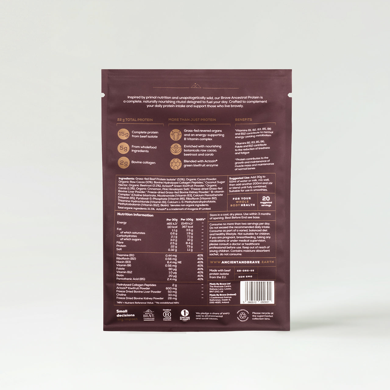 Ancient + Brave Brave Ancestral Protein