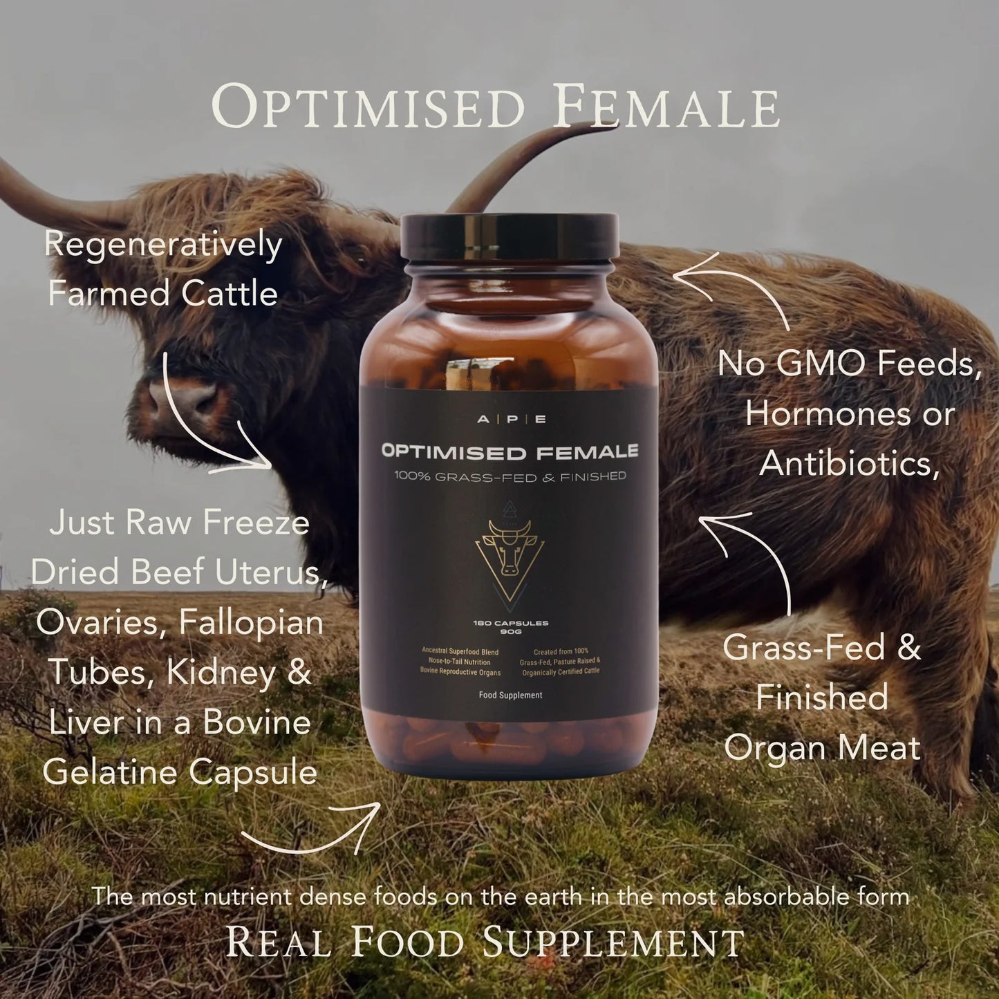 Ape Nutrition Organic & Grass-Fed Optimised Female