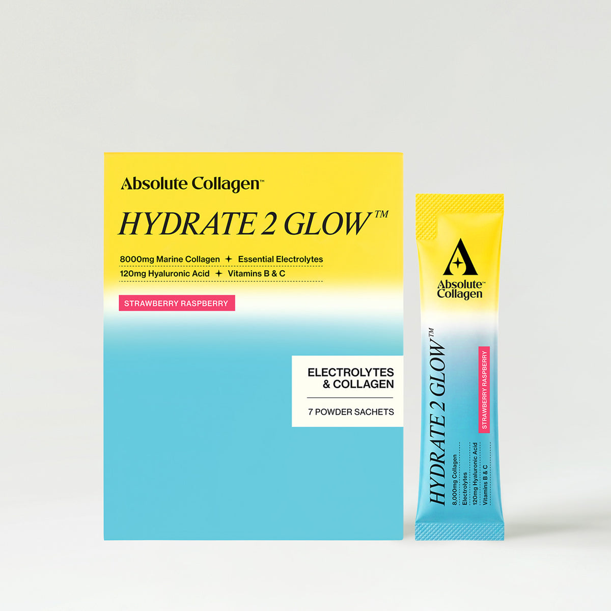 Absolute Collagen Hydrate2Glow Strawberry Raspberry