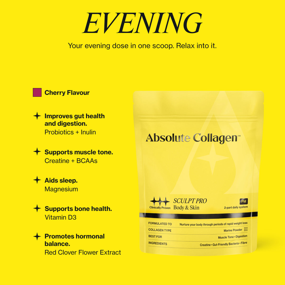 Absolute Collagen Sculpt Pro Powder Supplement