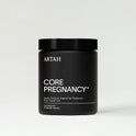 'ARTAH Core Pregnancy+' black tub on a light grey background 60 caps