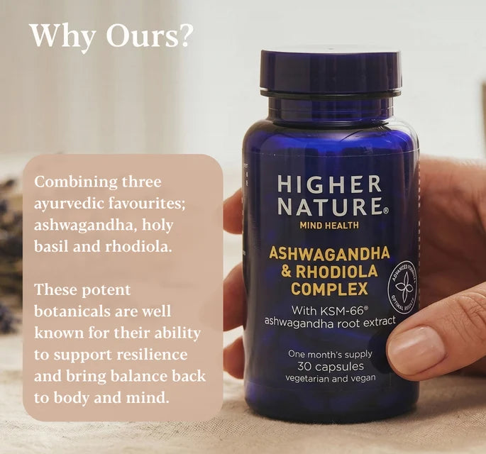 Higher Nature Ashwagandha & Rhodiola Complex