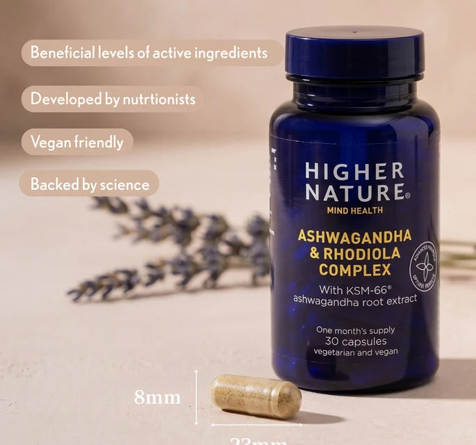 Higher Nature Ashwagandha & Rhodiola Complex