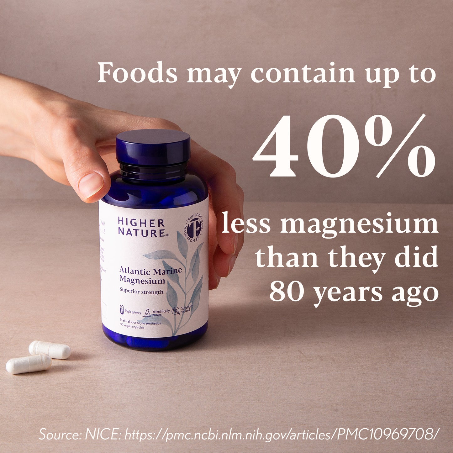 Higher Nature True Food® Atlantic Marine Magnesium