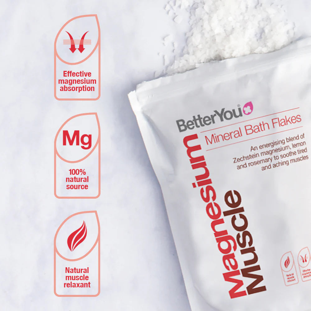 BetterYou Magnesium Muscle Bath Flakes